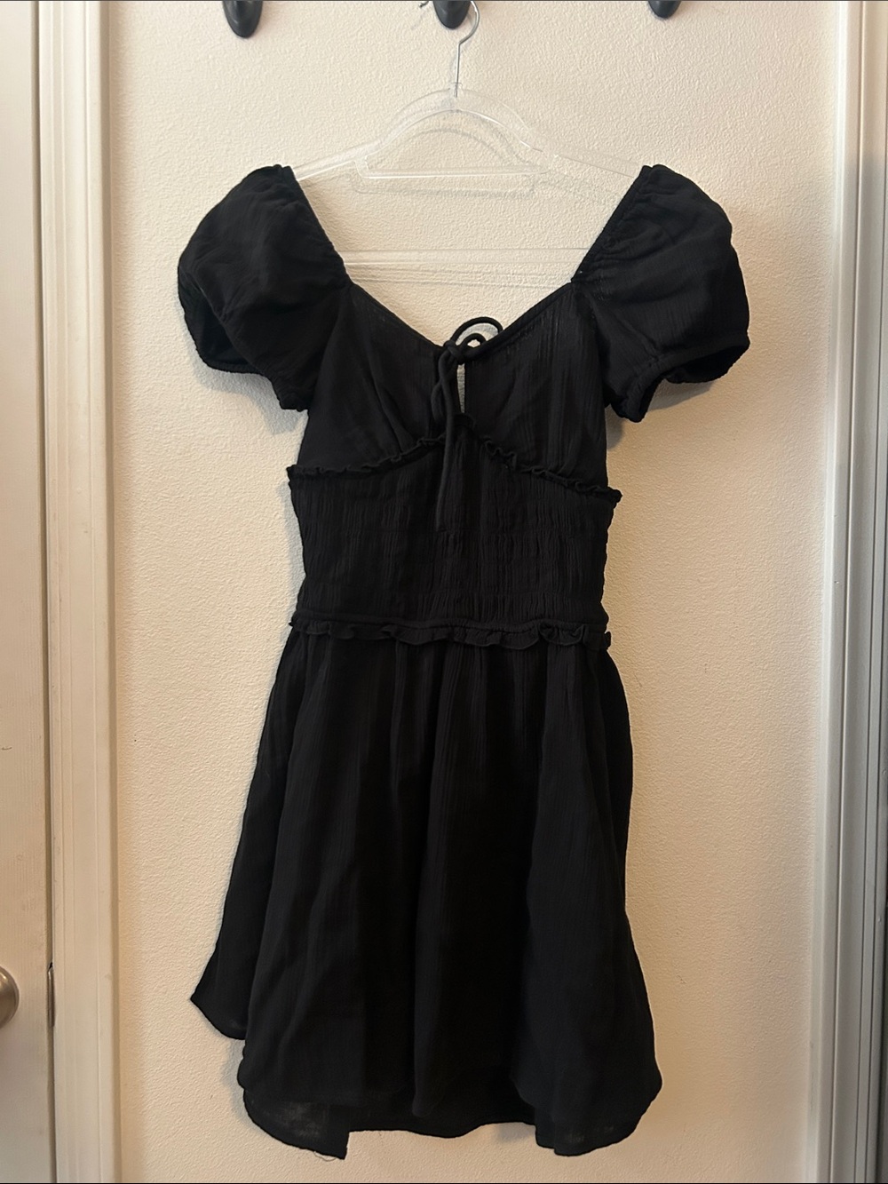 Cotton On Charlie Open Back Black Mini Dress